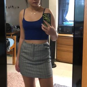 ❌SOLD❌ Pull and bear gingham skirt with pockets